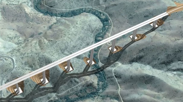 Türkiye'nin en yüksek ayaklı 'gerdanlığı' Toroslar'a yapılıyor