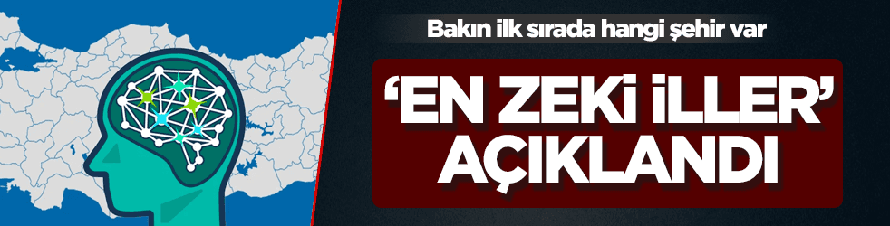Türkiye'nin en zeki şehirleri açıklandı