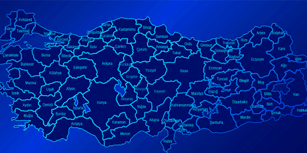 Türkiye'nin haritası değişti! 5 şehir uçtu gitti