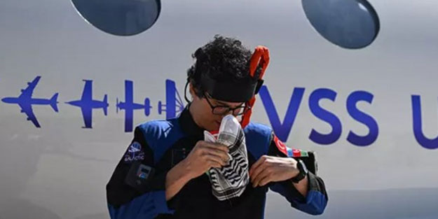 Türkiye'nin ikinci astronotu Atasever, Filistin'i uzaya taşıdı