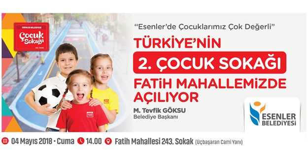Türkiye'nin ikinci çocuk sokağı açılıyor