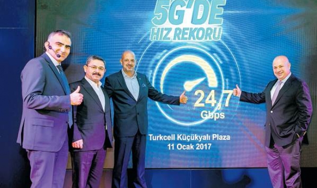 Türkiye’nin ilk 5G testinde hız rekoru