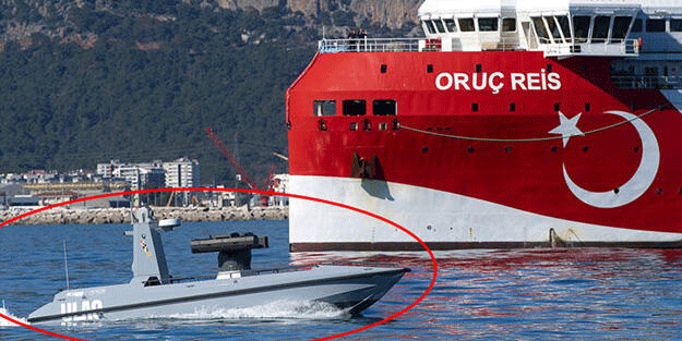 Türkiye'nin ilk silahlı deniz aracı ULAQ suya indirildi