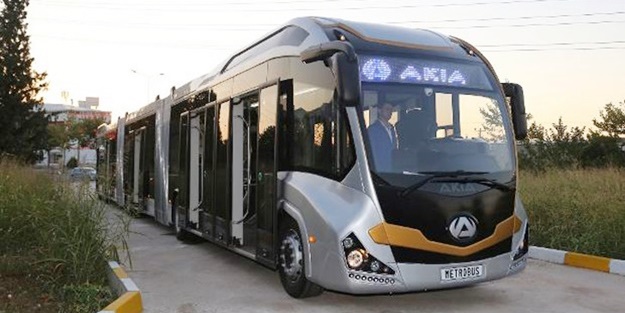 Türkiye’nin ilk yerli metrobüsü üretildi