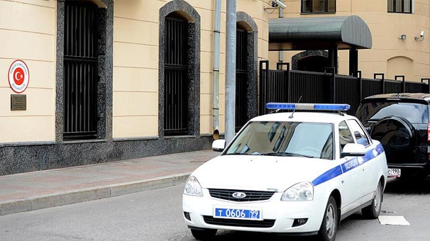 Türkiye'nin Moskova Büyükelçiliği'nde alarm!