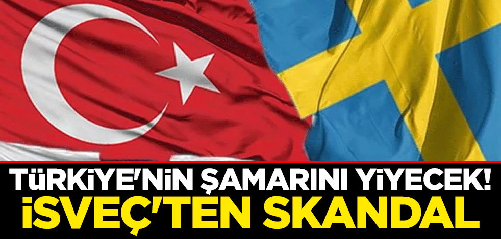 Türkiye'nin şamarını yiyecek! İsveç'ten skandal