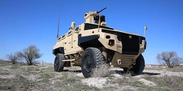 Türkiye'nin tamamen yerli ve milli zırhlı aracı 