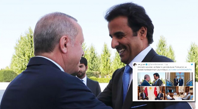 'Türkiye'nin ve oradaki kardeşlerimizin yanındayız'