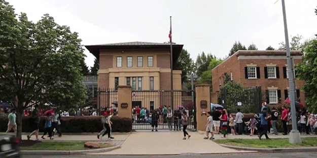 Türkiye’nin Washington Büyükelçiliğinde çocuklara çifte bayram