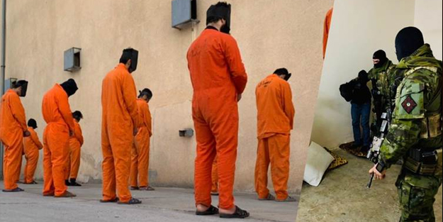 Türkiye'nin yanı başında DEAŞ operasyonu: Çok sayıda gözaltı