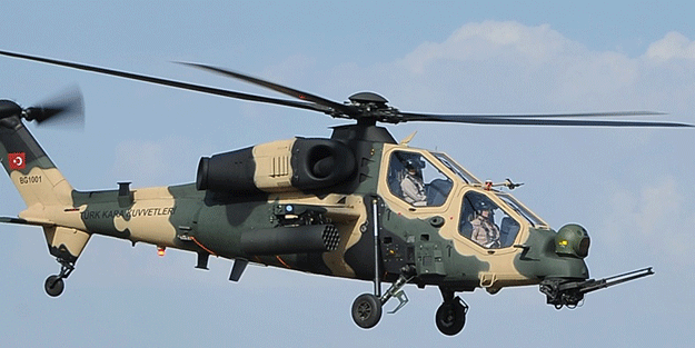 Atak helikopteri gören Fransız büyük şaşkınlık yaşadı