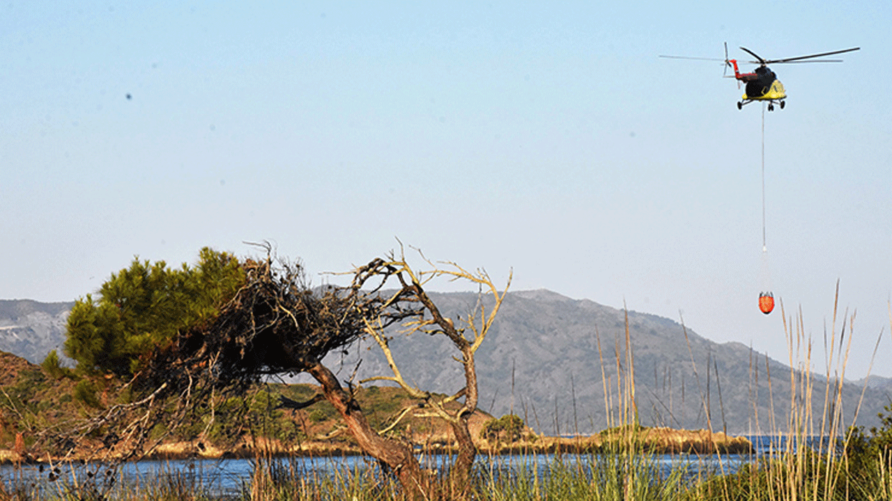 Türkiye'nin yüreğini yakan yangın! 13 helikopter, 2 uçak, 20 arazözle müdahale sürüyor