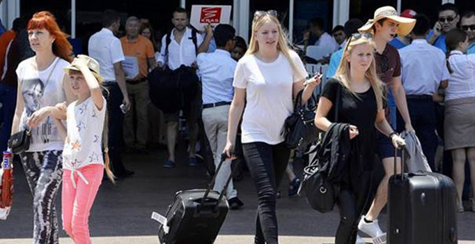 Türkiye'nin yüzünü Ukraynalı turistler güldürdü