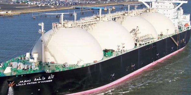 Cezayir'den yola çıkan doğalgaz LNG gemisi Türkiye'ye ulaştı