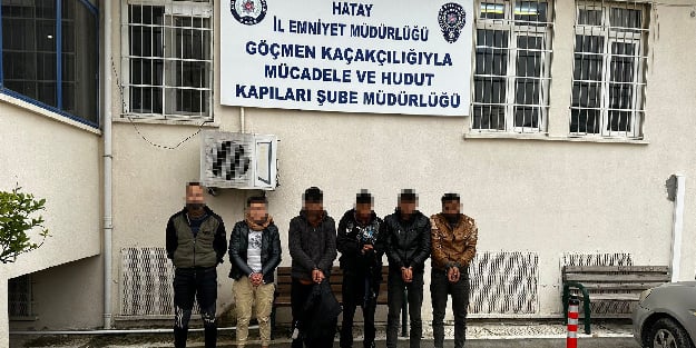 Türkiye'ye kaçak yollarla giriş yapan göçmenler yakalandı