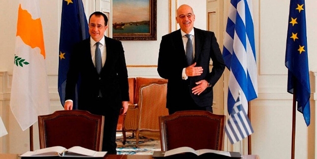 Türkiye'ye karşı 'cephe' açtıklarını duyuran Yunanistan ve Güney Kıbrıs'tan küstah açıklama!