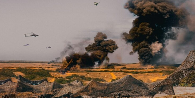 Türkiye'ye karşı savaş uçakları, helikopterler havalandı! Tanklar yürümeye başladı