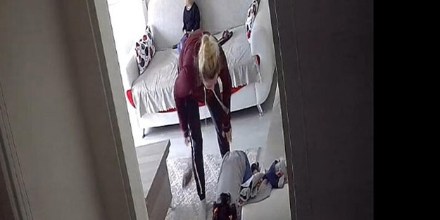 Türkiye'yi ayağa kaldıran görüntüler! Cani anne küçük çocuklarını acımasızca dövdü