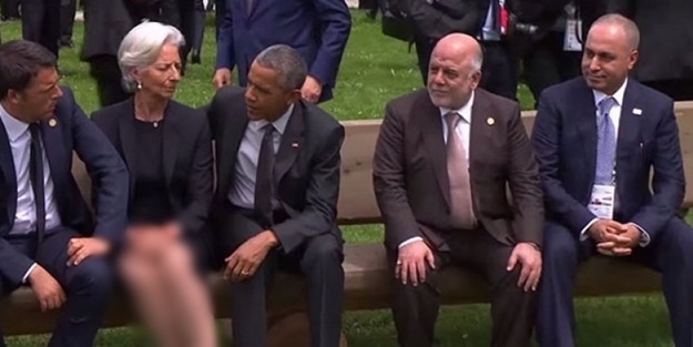 Türkiye'yi tehdit eden İbadi'nin Obama karşısındaki hali!