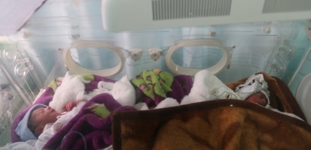 Türkmen kadın altız bebek doğurdu