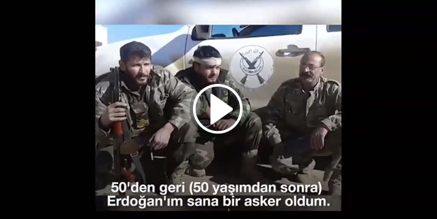 Türkmen Mücahid Erdoğan için türkü söyledi