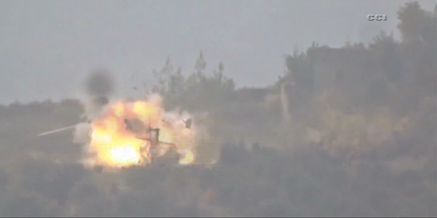 Türkmen Mücahitler Rus helikopteri bakın nasıl indirmiş!