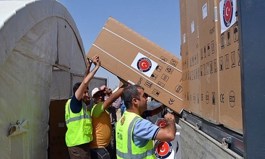 Türkmen okullarına destek