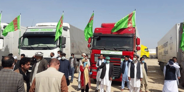 Türkmenistan, Afganistan’a insani yardım gönderdi