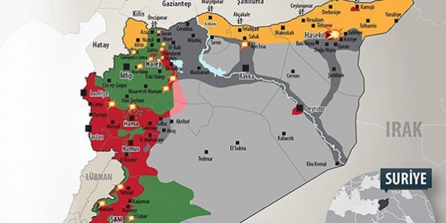 Türkmenlerin yoğun yaşadığı bölge PYD'nin hedefinde