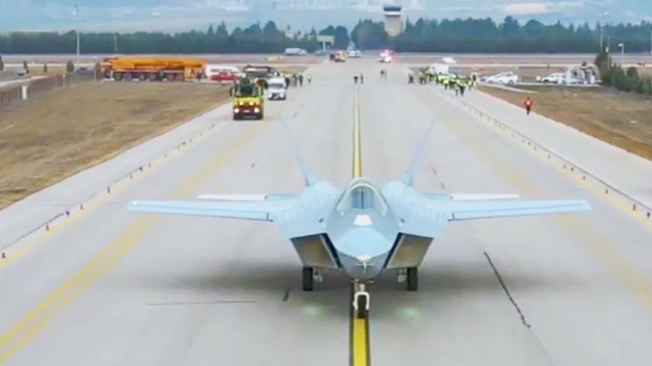 TUSAŞ'dan 'KAAN' paylaşımı: Kalbimize kazınan bir KAAN! Göklere yazılan bir adımız