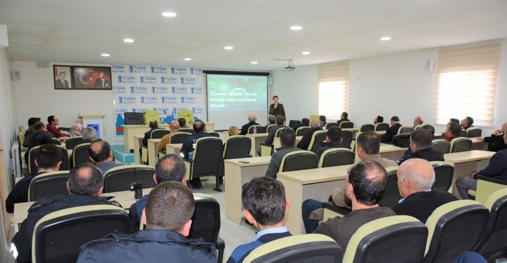 Tuşba Belediyesinde personeline ‘korona virüs’ eğitimi 