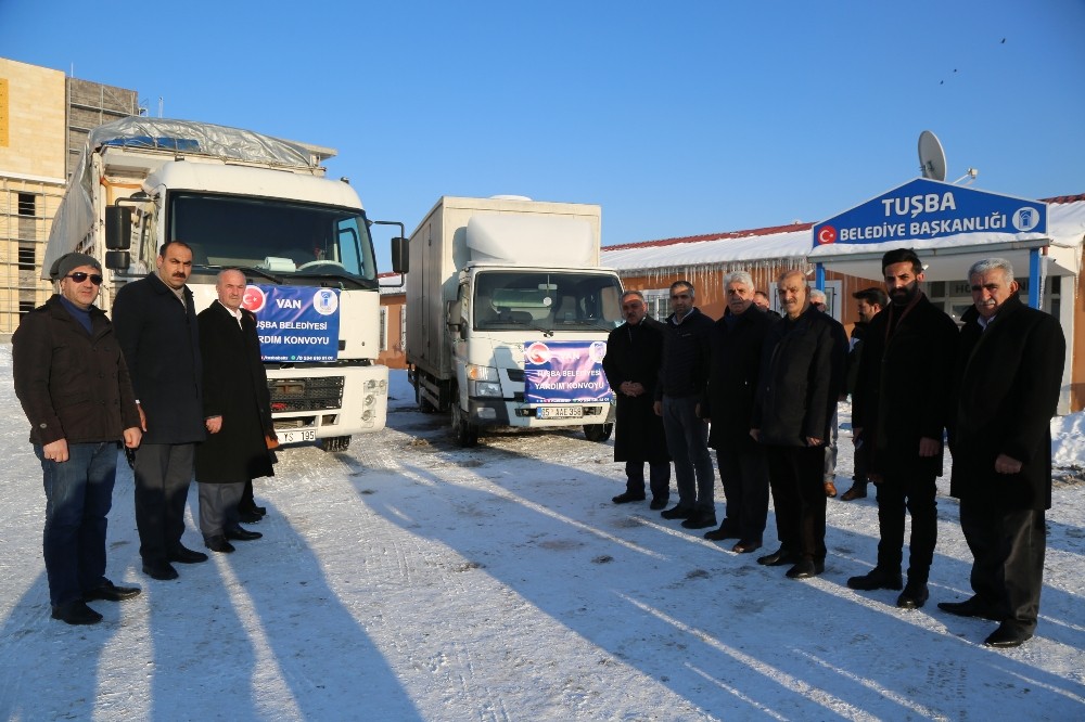 Tuşba Belediyesinden Elazığ’a yardım 