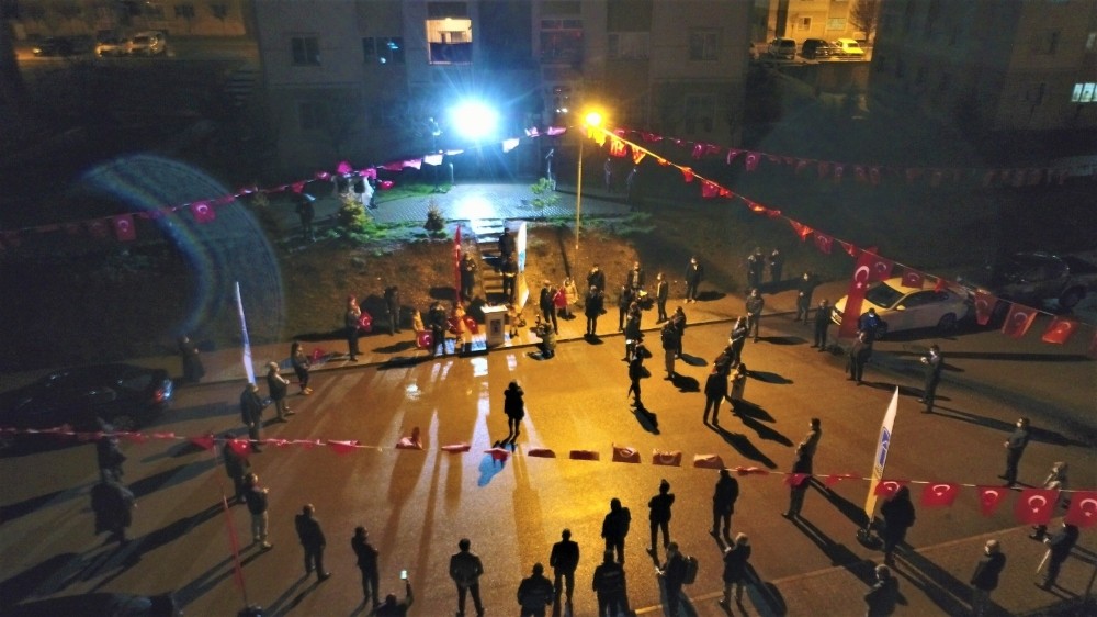 Tuşba’da İstiklal Marşı coşkusu 
