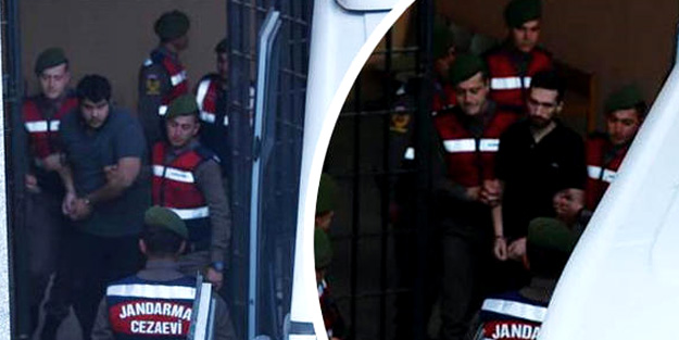 Tutuklu Yunan askerleri ilk kez görüntülendi