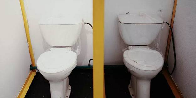 Tuvalet deliğine düşen telefon canından etti