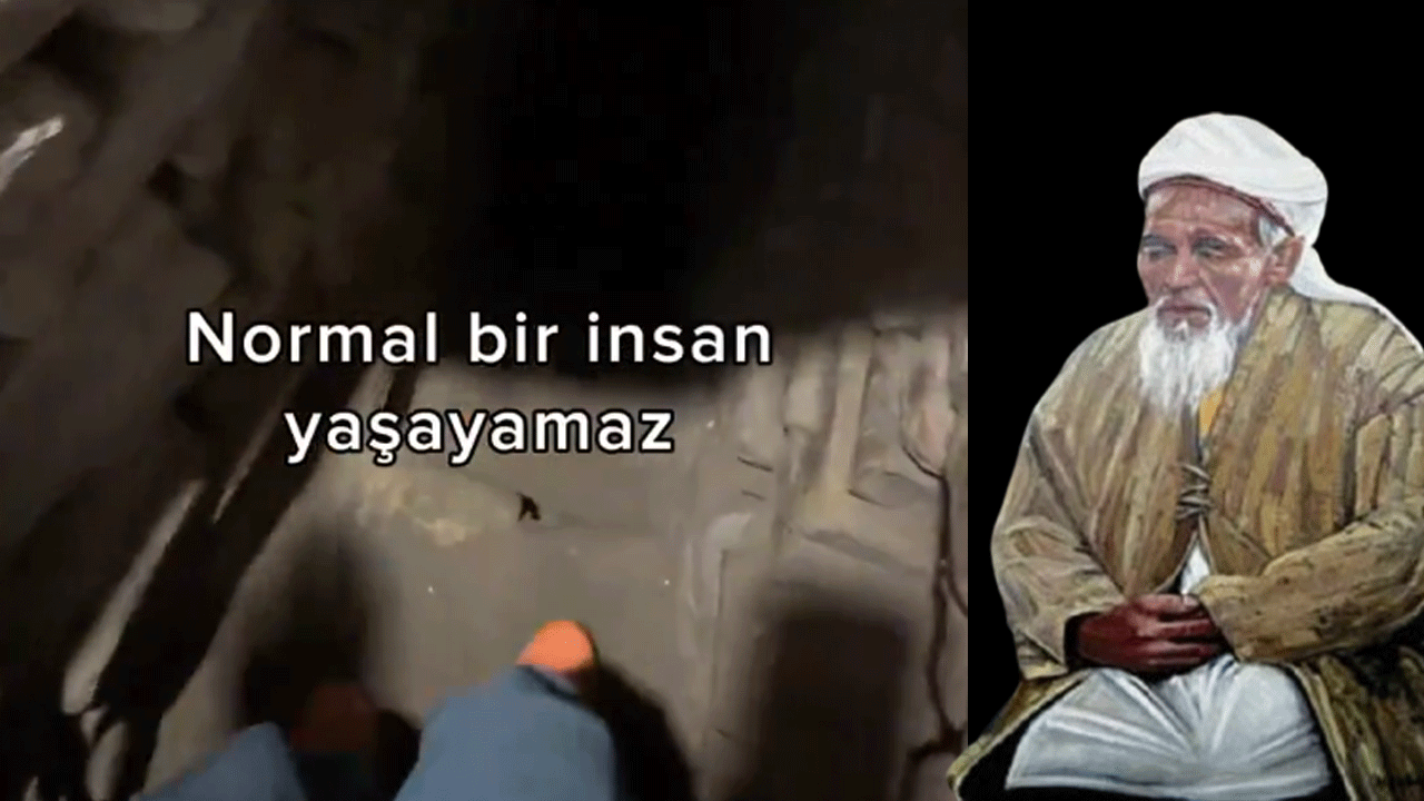 Tüyleri diken diken eden görüntüler: İşte Hoca Ahmet Yesevi'nin çilehanesi