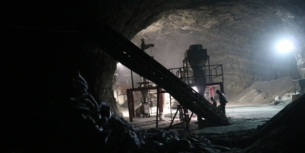 Tuz madenlerinde yoğun mesai