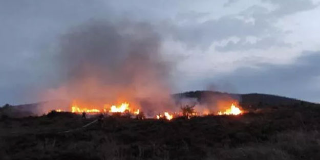 Tuzla Piyade Okulu'nda yangın çıktı