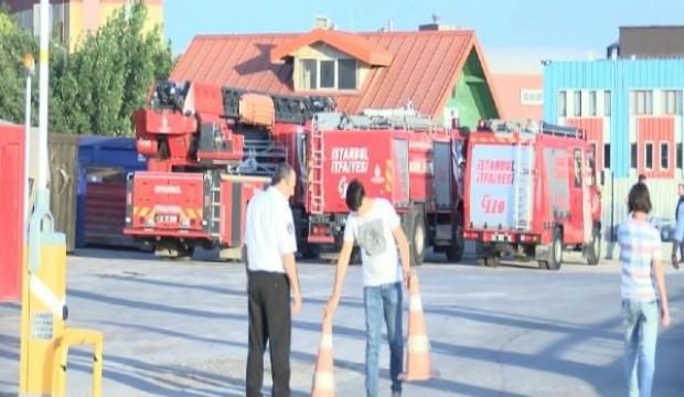 Tuzla’da katı atık merkezinde yangın