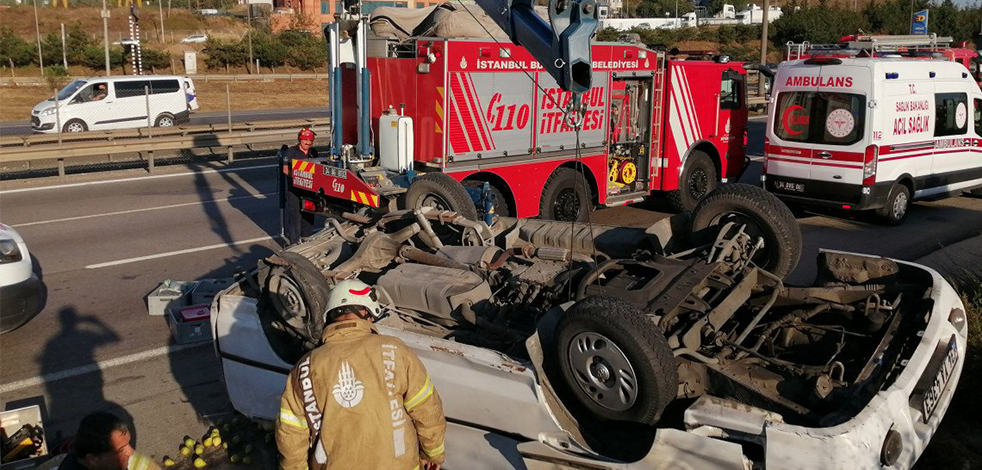 Tuzla'da trafik kazası: 2 yaralı
