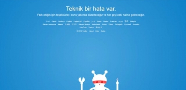 Twitter'a giriş yapılamıyor