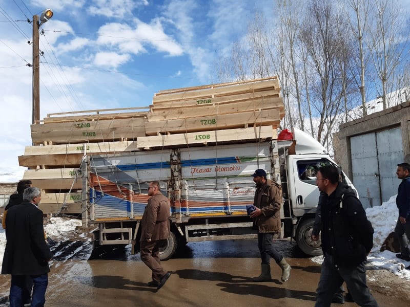 TZOB deprem bölgesine 300 adet yemlik gönderdi 