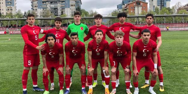 U18 Milli Takımı, Kuzey Makedonya'yı 4-0 yendi