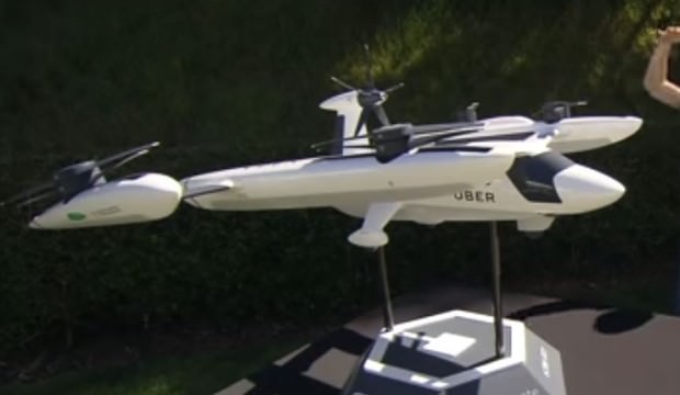 Uber'in uçan taksi prototipi ortaya çıktı