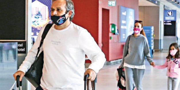 Üç aylık hasret bitti ABD’den 555 yolcu geldi