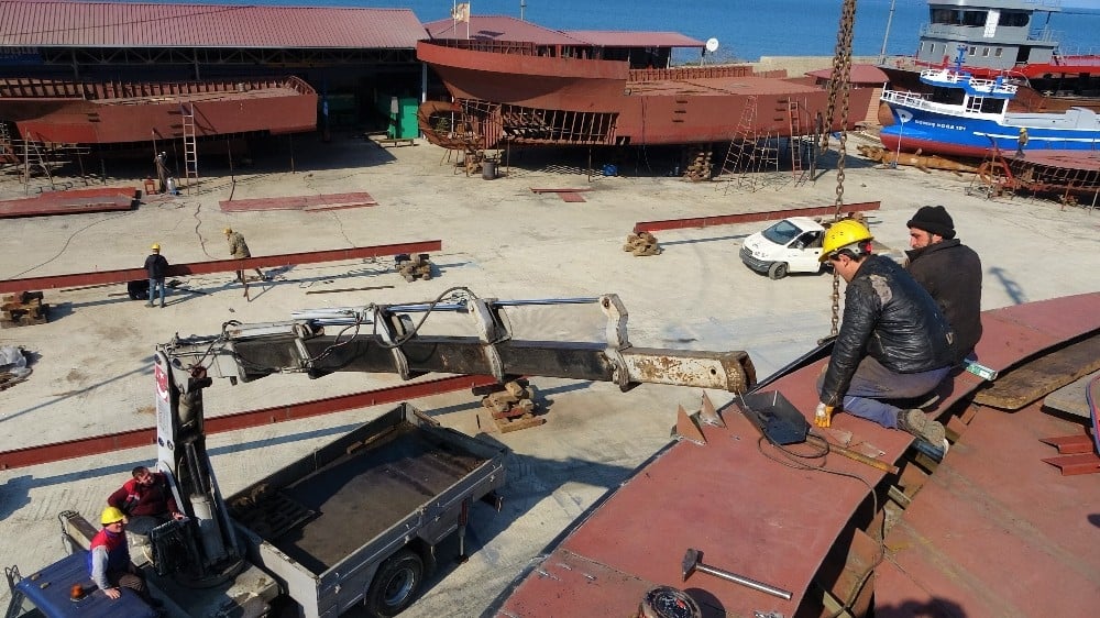 Üç ülkenin balıkçı tekneleri Ordu’da üretiliyor 