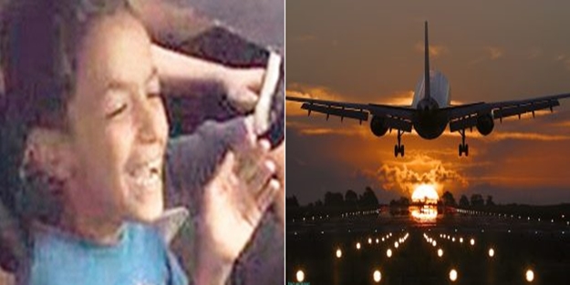 Uçağa kaçak binip firar eden çocuk geri gönderildi