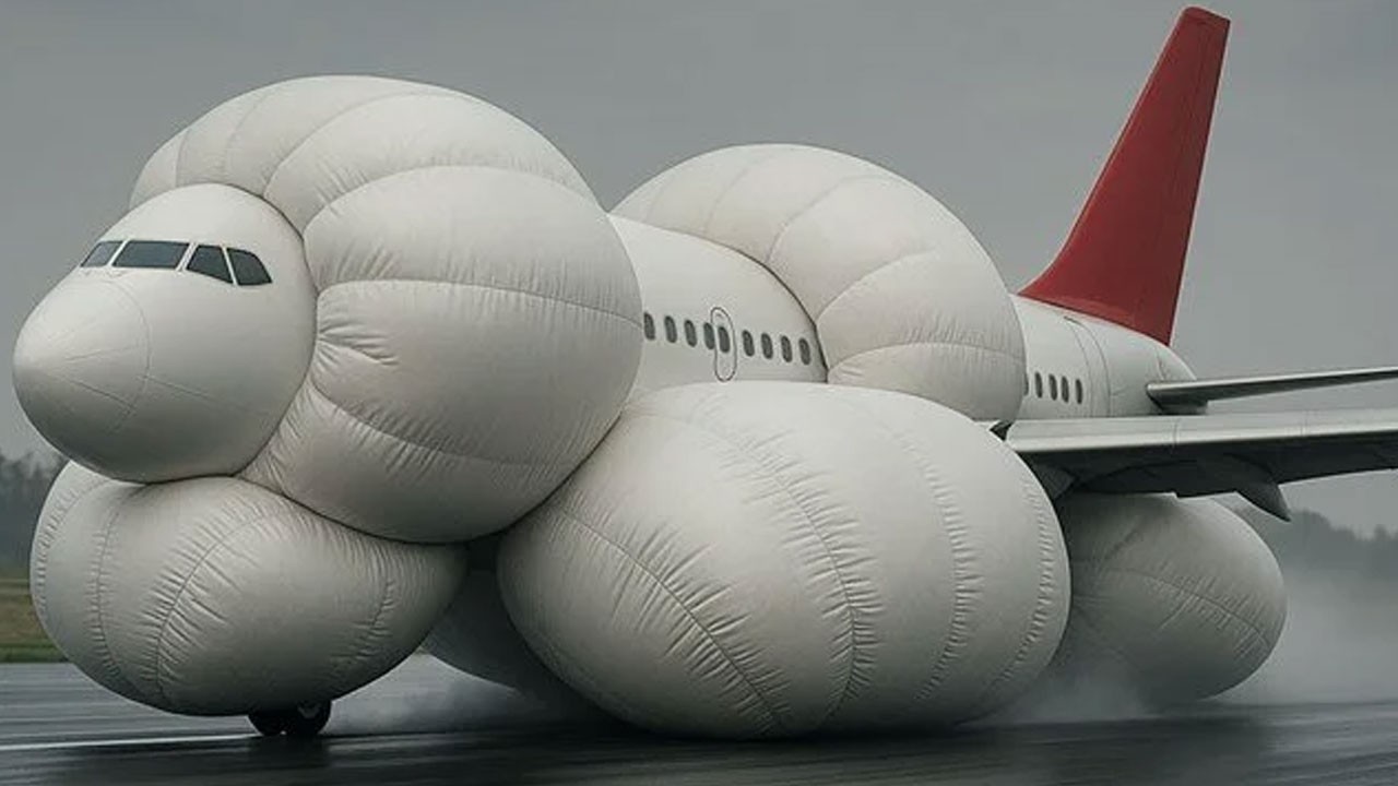 Uçak kazalarında ölüm tarihe mi karışıyor? Dev hava yastıklı uçaklar geliyor