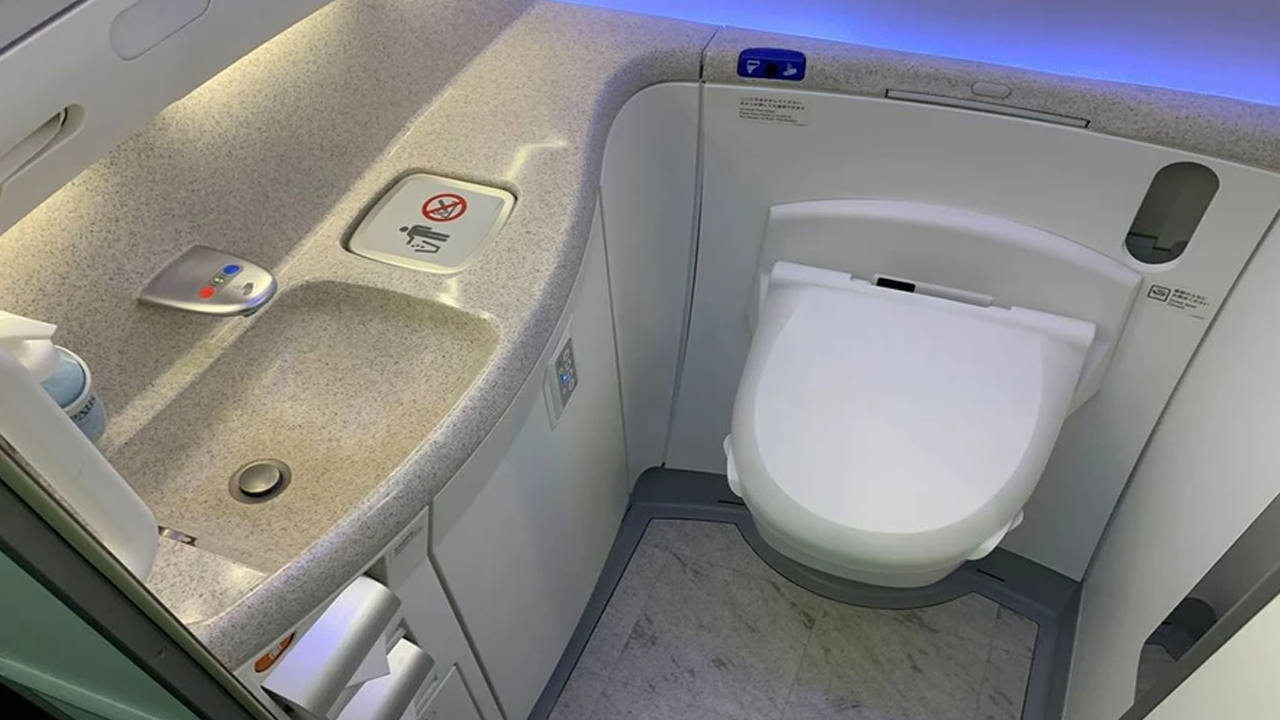 Uçak tuvaletinde buraya sakın dokunmayın yoksa...