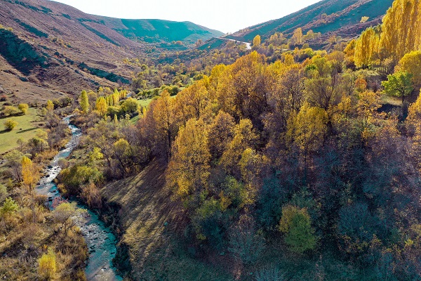Üçkaya Vadisi'nde sonbahar renkleri